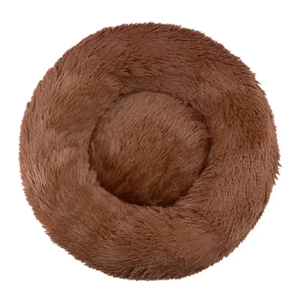 40-90cm rundes Haustier bett für großes Hunde bett super weiches Katzen bett lange Plüsch hundehütte für mittelgroße Hundehütte Winter warmes Schlafen - Image 18