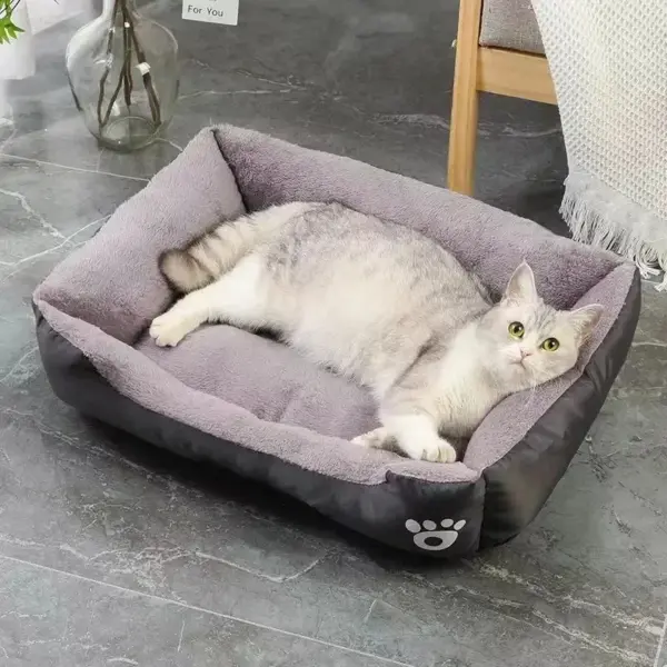 Quadratisches Nest Haustier Zwinger für kleine mittelgroße Hunde Katze Welpe plus Größe Hunde körbe Haustier großes Hunde bett warmes Haus bonbon farben - Image 4