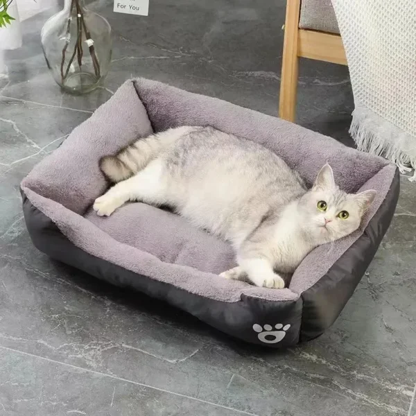 Square Nest Pet Kennel for Small Medium Large Dogs Cat Puppy Plus Size Dog Baskets Pet Large Dog Bed Warm House Candy-colored - Image 4