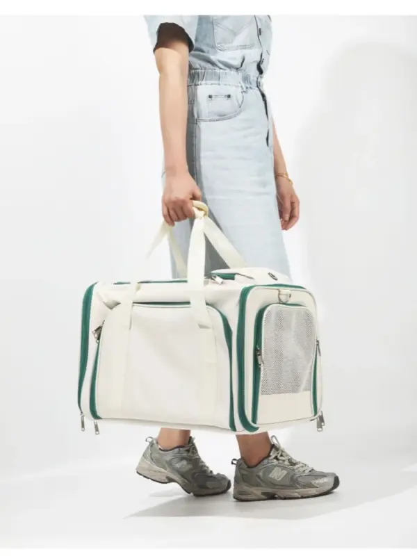 Tragbare Mesh-Umhängetasche für Haustiere, Katzen-Tragetaschen, ausgehende Reisen, Haustiere, Handtasche, Transporttasche, atmungsaktiv ﻿ - Image 10
