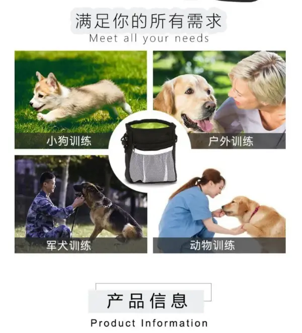 Hundetrainingstasche, Snack-Träger, Outdoor-Fütterung, Hüfttasche, tragbar, faltbar, Heimtierbedarf, Leckerli-Halter, Gehen, verstellbare Packung - Image 10