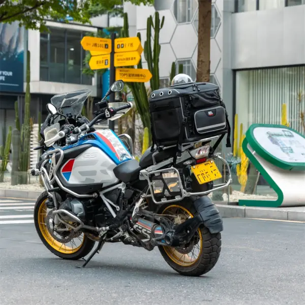 Motorrad Haustier Tasche Haustier Hund Träger mit Beifahrersitz Gepäckträger Für Yamaha MT07 MT09 R1 Für Touring Street Glide Road King - Image 26