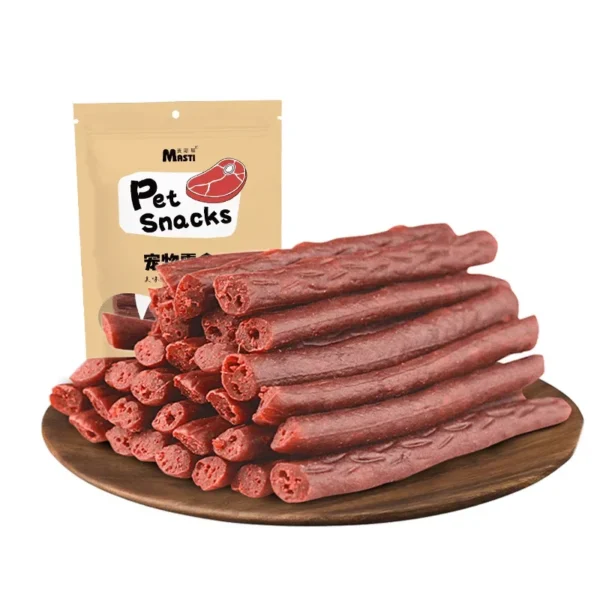 500g Pet Snacks Dog Snacks Fragrant Soft Beef Strips Balanced Nutrition Teeth Grinding and Cleaning Dog Training Reward Snacks - Image 6