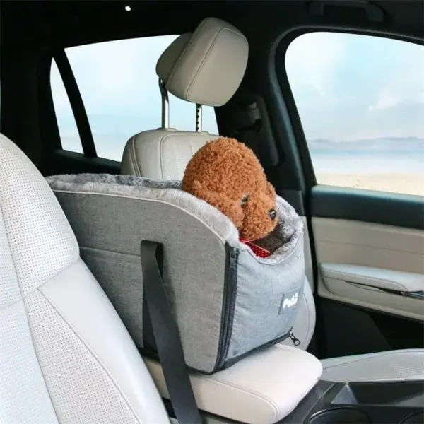Tragbarer Auto-Sicherheits-Haustiersitz für kleine Hunde, Katzen, Reisen, zentrale Steuerung, Transportschutz für Katzen, Hundetaschen, Haustierträger, Zubehör - Image 3