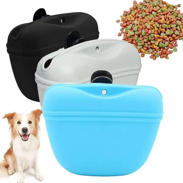 Pet Fütterung Tasche Training Hundefutter Tasche Tragbare Silikon Snack Beutel Im Freien Zu Fuß Hunde Hängen Stil Waistpack Pet Produkte - Image 14