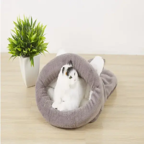 Haustier Hundehütte Katzenhütte Vier Jahreszeiten Teddy Hundehütte Katze Hundematte Baumwolle Cattery Vier Jahreszeiten Hundeschlafsack Doppelplüsch - Image 10