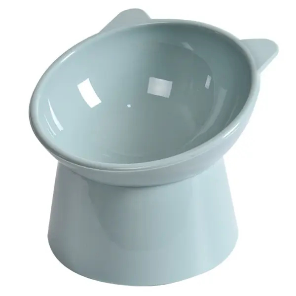 Haustier Katze Hunden apf hoher Fuß Hunden apf Hals schutz Katze Tiernahrung Wasserschale Anti-Umkippen binaural wasch bar Haustier Futters chale - Image 28
