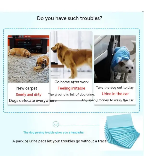 Super saugfähige Windeln für Hunde, Trainingspads für Welpen, Reinigung, Pinkelpads, Heimtierbedarf, Trainingspads, gesunde Windelpads für Katzen, Katzen - Image 7