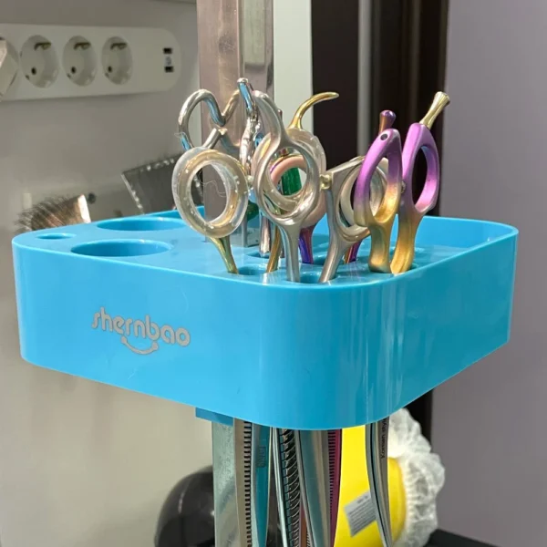 Pet Grooming Tools Groomer Tool On the bracket Dog Cat Supplies Table Scissors Dog Comb Boxes Plastic Storage Box - Image 2