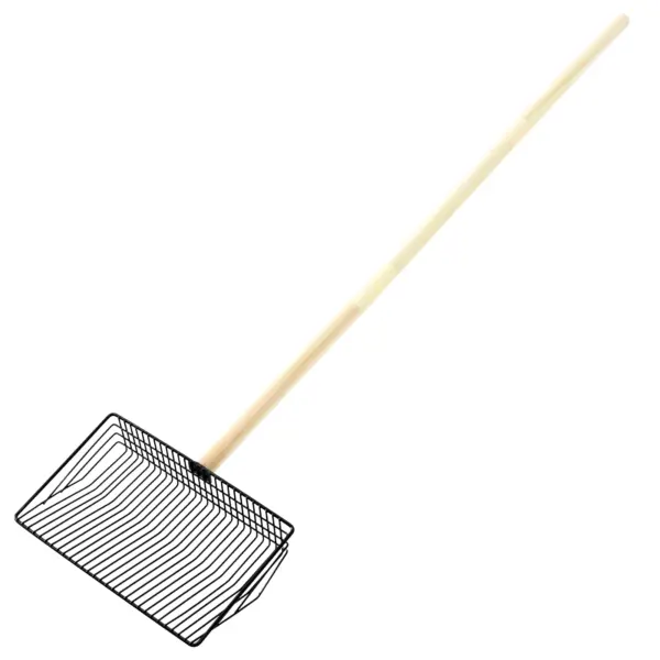 Hühnchen-Kottschaufel aus Metall, verstellbare Katzenstreuschaufel, antihaftbeschichteter Katzenschaufel, effiziente Kotschaufel für Katzen, Hunde, Hühnerkot - Image 7