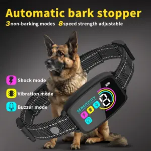 Hunde training Halsband automatische Anti-Rinde Hunde halsband Typ C wiederauf ladbare Hundetrainer Elektro schock Vibration Summer wasserdicht