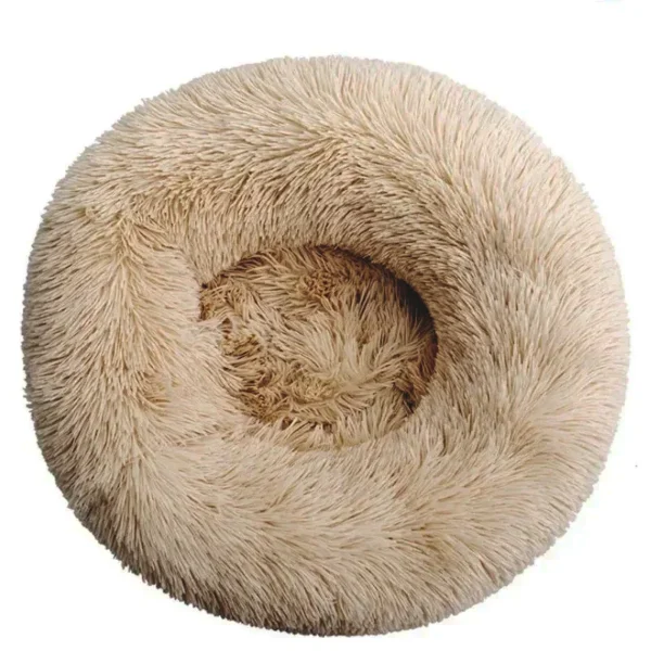 40-90cm Round Pet Bed for Large Dog Bed Super Soft Cat Bed Long Plush Dog House for Medium Dog House Winter Warm Sleeping - Image 11