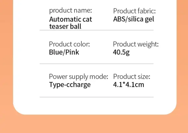 Interaktiver Katzenspielzeugball, automatischer elektrischer rollender Ball, Spielzeug für Katzen/Kätzchen, Haustiere, intelligenter automatischer Teaser, USB wiederaufladbar - Image 50