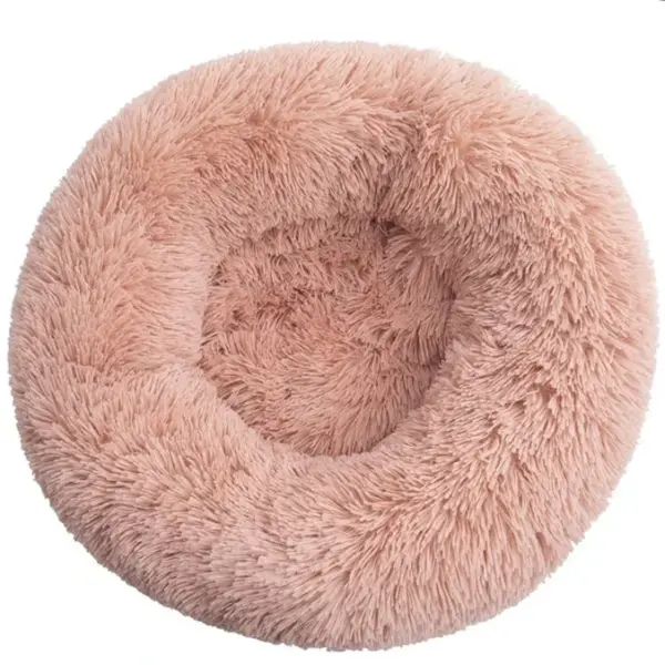 40-90cm rundes Haustier bett für großes Hunde bett super weiches Katzen bett lange Plüsch hundehütte für mittelgroße Hundehütte Winter warmes Schlafen - Image 10