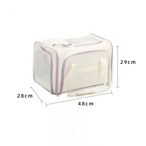 Tragbare Mesh-Umhängetasche für Haustiere, Katzen-Tragetaschen, ausgehende Reisen, Haustiere, Handtasche, Transporttasche, atmungsaktiv ﻿ - Image 9