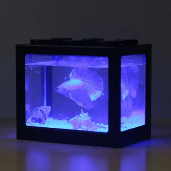 Aquarium Aquarium kreative mehrfarbige stapelbare Bausteine ökologisch für kleine Reptilien Haustier Box Landschaft Algen Dekoration - Image 5