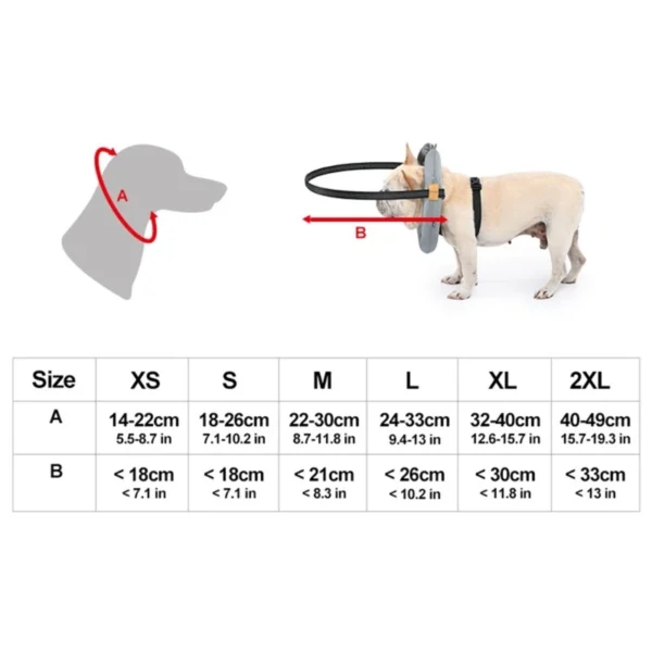 Anticollision Pet Harness Collar for Blind Dogs & Cats Comfortable for Medium to Large Breeds Blind Dog Bumpers Collar Y5GB - Image 2