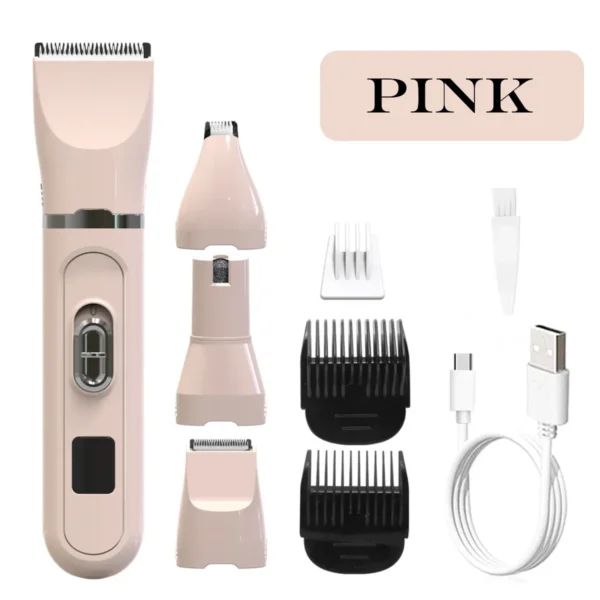 Dog Hair Clippers Grooming Electric Pet Clipper Professional Silent Hair Cutter USB Rechargeable Pet Grooming Clipper - Image 7