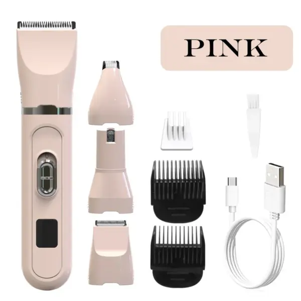 Hund Haar Clippers Pflege Elektrische Pet Clipper Professionelle Stille Haar Cutter USB Aufladbare Hundesalon Clipper - Image 7