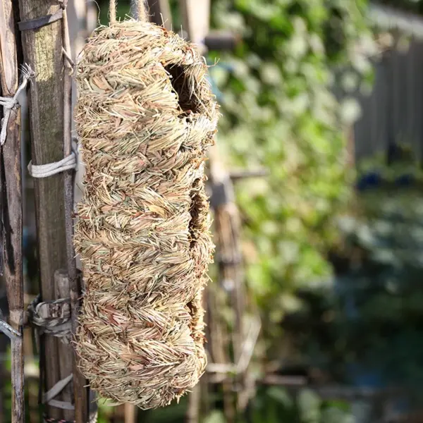 1pc Natürliche Handgemachte Stroh Vogel Nest Taube Haus Papagei Nest Warme Haustier Schlafzimmer Hof Kleine Tier Vogel Käfige - Image 22