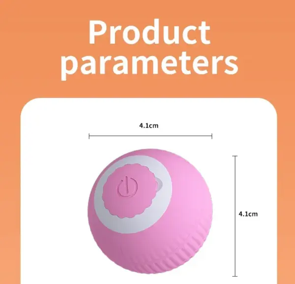 Interaktiver Katzenspielzeugball, automatischer elektrischer rollender Ball, Spielzeug für Katzen/Kätzchen, Haustiere, intelligenter automatischer Teaser, USB wiederaufladbar - Image 49