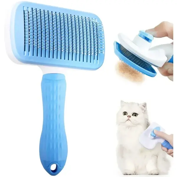 Dog Hair Remover Brush Cat Dog Hair Grooming And Care Comb For Long Hair Dog Pet Removes Hairs Cleaning Bath Brush Dog Supplies - Image 4