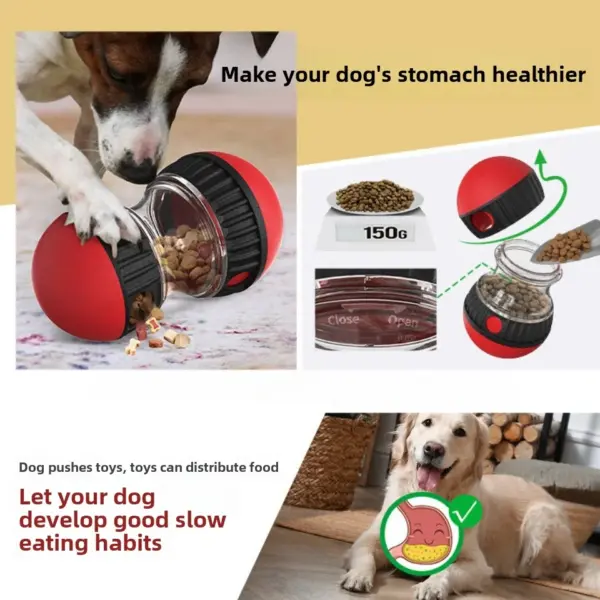 Haustier Hund Rollen Undichte Lebensmittel Ball Lebensmittel Grade Material Slow Food Training Slow Food Hund Spielzeug Hund Schüssel Pet Liefert Hund - Image 12