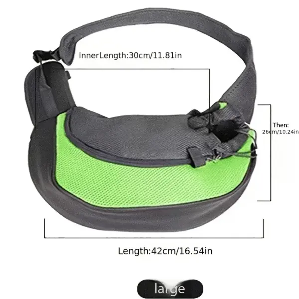 Tragbarer Haustierrucksack, geeignet für kleine Hunde und Katzen, unverzichtbar für Reisen und Spaziergänge, Haustiertasche im Umhängetasche - Image 2