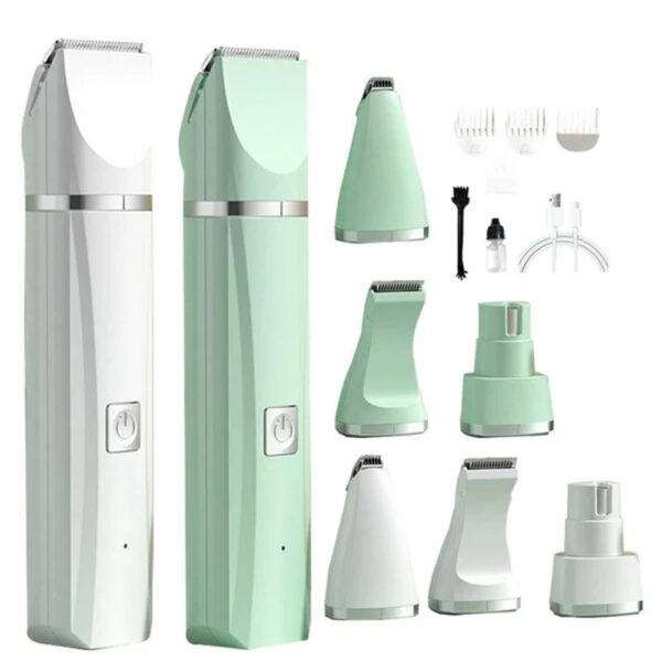 4-in-1 multifunktionale elektrische Hundeknipser für die Pflege Akku-Hunderasierer Clippers Trimmer Geräuscharme Hundesalonwerkzeuge - Image 11