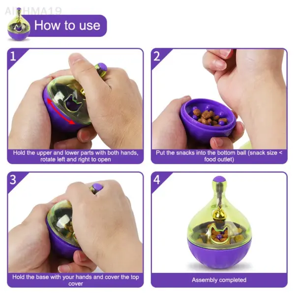 Pet Tumbler Leckage Ball Haustier Spielzeug Katze Hund Puzzle Spielzeug Haustier Automatische Undichte Lebensmittel Behälter Hund Spielzeug Haustier Undichte Lebensmittel Ball Haustier Liefert - Image 23