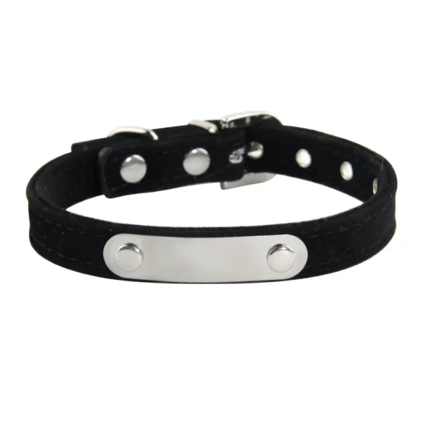 Personalisiertes Katzenhalsband aus weichem Samt, Welpen-Halskettenhalsbänder für Katzen, kleiner Hund, Kätzchen-Zubehör, individueller ID-Name, kostenlose Gravur - Image 21