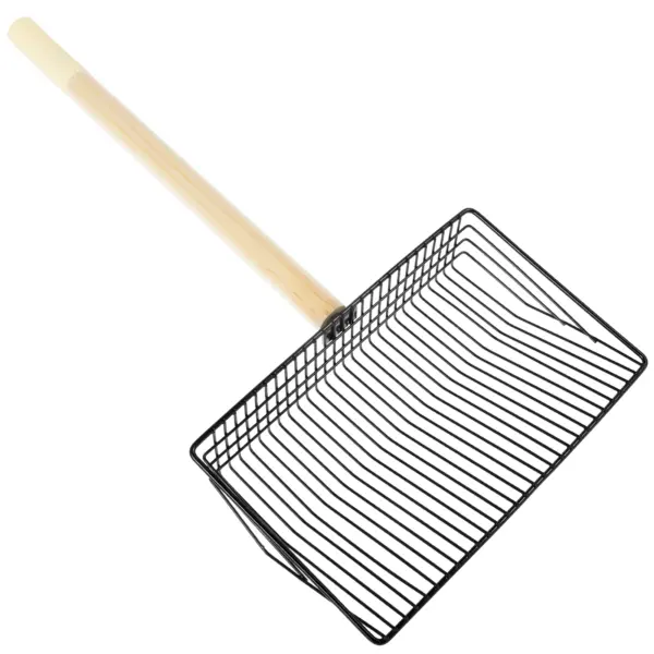 Hühnchen-Kottschaufel aus Metall, verstellbare Katzenstreuschaufel, antihaftbeschichteter Katzenschaufel, effiziente Kotschaufel für Katzen, Hunde, Hühnerkot - Image 11