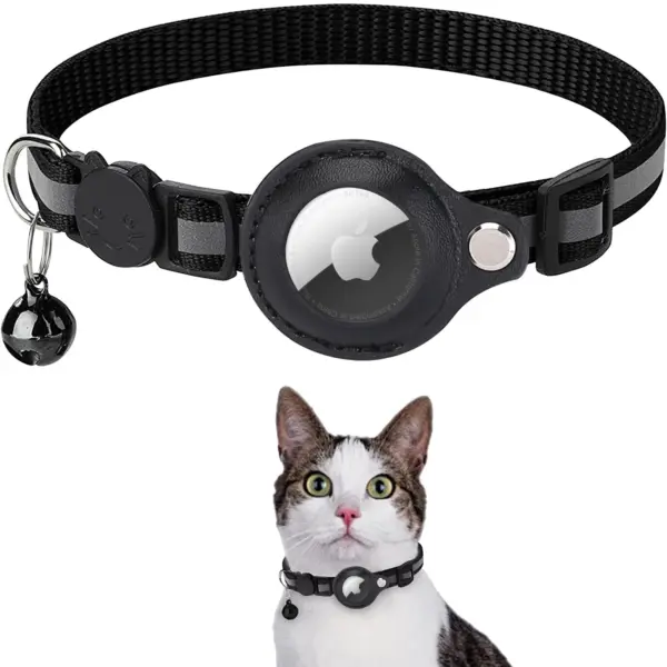 Airtag Case Halsband für Katzen mit Schutzhülle für Anti Lost Locator Tracker Hunde zubehör reflektierende Haustier halsbänder - Image 27