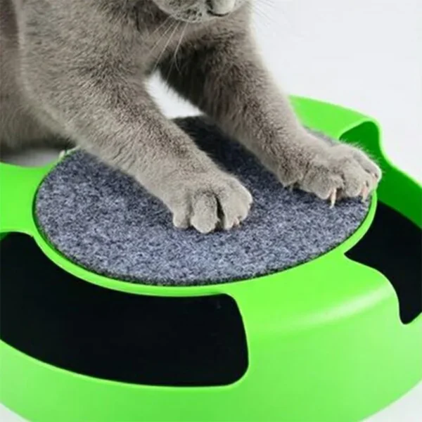 Cat Toy Turntable Roller Mouse Toys Interactive Intelligence Training Track Funny Games Cat Scratcher Toy Pet Toys  Accessories - Image 4
