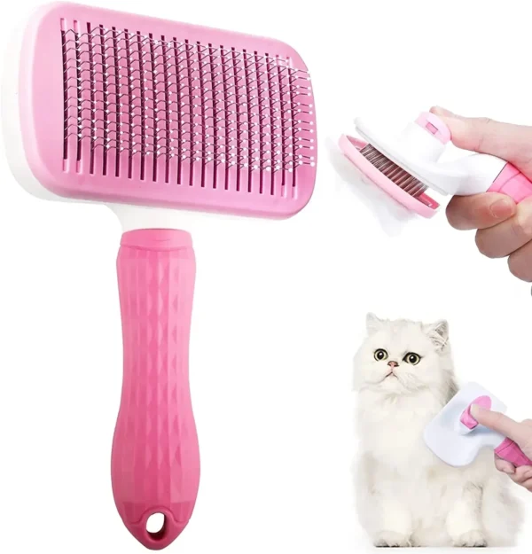 Dog Hair Remover Brush Cat Dog Hair Grooming And Care Comb For Long Hair Dog Pet Removes Hairs Cleaning Bath Brush Dog Supplies - Image 2
