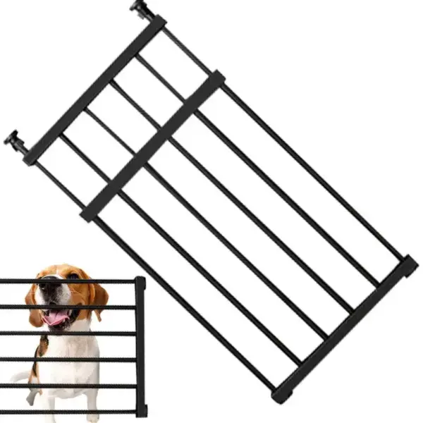 Indoor-Hundetor, einziehbarer freistehender Zaun, nagelfreie, wiederverwendbare Haushaltstür für kleine und mittelgroße Hunde, Welpenzaun, Haustierbedarf