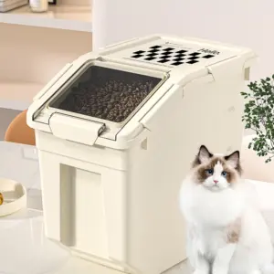 Katzenfutter-Aufbewahrung, 10 kg, Hundefutter, versiegelt, feuchtigkeitsbeständig, Tierfutter, Katzen-Reisglas, Haushalts-Aufbewahrungsbox