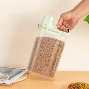 Hundefutter Box Katzenfutter Lagerung Katze Feeder Eimer Tierfutter Container Lebensmittel Lagerung Barrel Tiernahrung Container Luftdichte Abdichtung Box