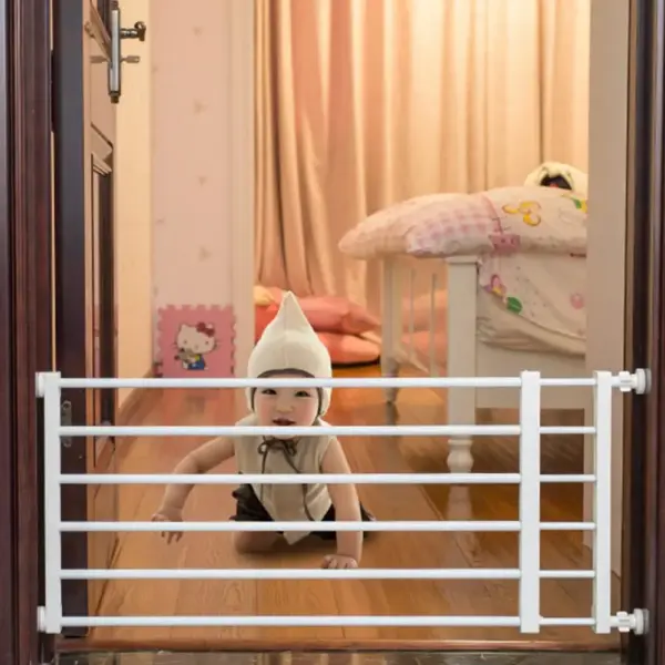 Indoor-Hundetor, einziehbarer freistehender Zaun, nagelfreie, wiederverwendbare Haushaltstür für kleine und mittelgroße Hunde, Welpenzaun, Haustierbedarf - Image 12