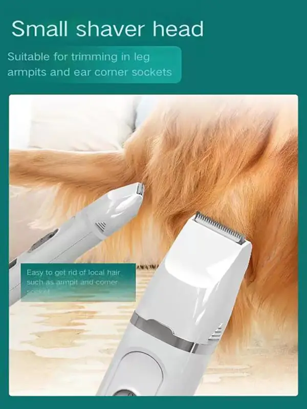 Hund Haar Clippers Pflege Elektrische Pet Clipper Professionelle Stille Haar Cutter USB Aufladbare Hundesalon Clipper - Image 11