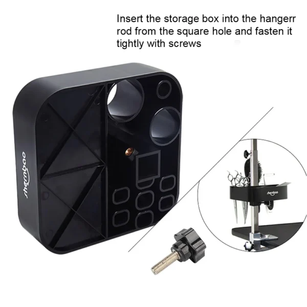 Pet Grooming Tools Groomer Tool On the bracket Dog Cat Supplies Table Scissors Dog Comb Boxes Plastic Storage Box - Image 5