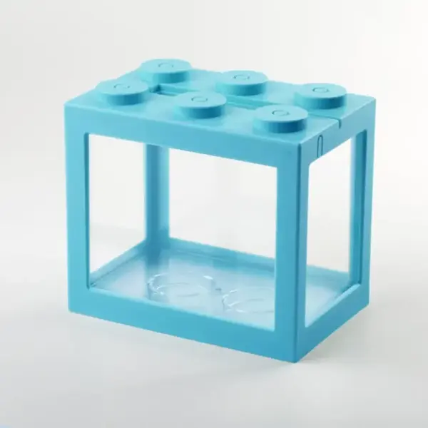 Aquarium Aquarium kreative mehrfarbige stapelbare Bausteine ökologisch für kleine Reptilien Haustier Box Landschaft Algen Dekoration - Image 12