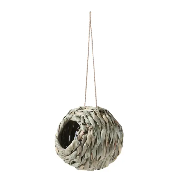1pc Natürliche Handgemachte Stroh Vogel Nest Taube Haus Papagei Nest Warme Haustier Schlafzimmer Hof Kleine Tier Vogel Käfige - Image 28