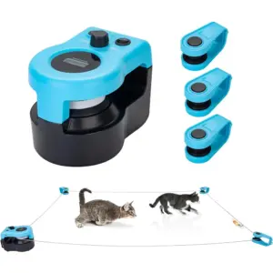 Katzenspielzeug für Katzen im Innenbereich, interaktives Katzenspielzeug, Radtrainer, neues Katzenlaufband für den Innenbereich, einstellbare Geschwindigkeit, simuliertes Jagdspielzeug