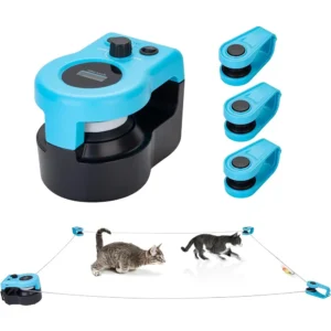 Cat Toys for Indoor Cats Interactive Cat Toy Wheel Exerciser New Cat Treadmill for Indoor Adjustable Speed Simulated Hunting Toy