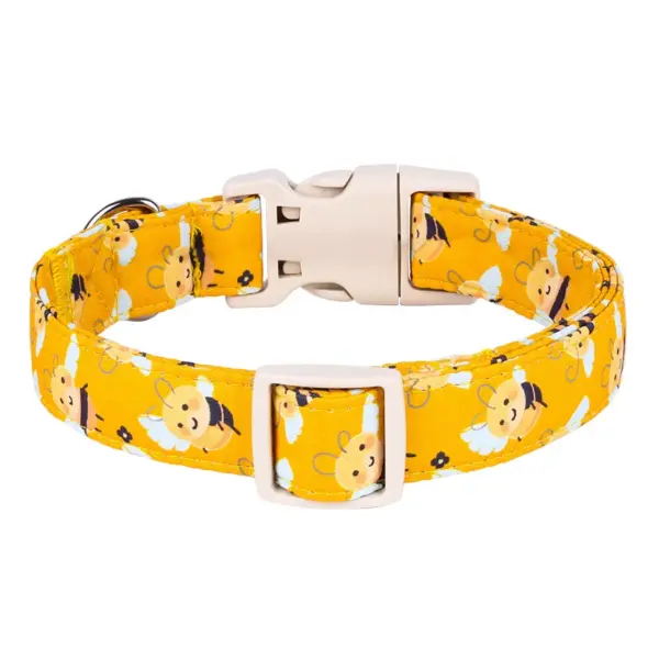 100% echtes Baumwoll gewebe Haustier halsband verstellbares Sicherheits baumwoll halsband für Hunde katze Welpen Kätzchen Haustier zubehör - Image 3