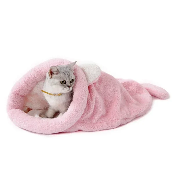 Pet Dog Kennel Cat Kennel Four Seasons Teddy Dog Kennel Cat Dog Mat Cotton Cattery Four Seasons Dog Sleeping Bag Double Plush - Image 5