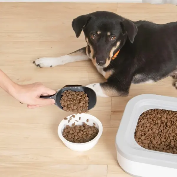 Pet Fütterung Schaufel Katzenfutter Schaufel Große Kapazität Multifunktionale Katze Hund Löffel Kunststoff Tiernahrung Tiefe Schaufel Pet Löffel - Image 4