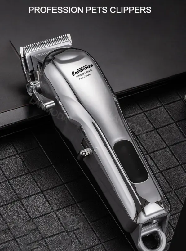 Elektrischer Hundepflege-Haarschneider, professioneller Haarschneider für Haustiere, Haarschneider, kabellos, geräuscharm, Rasierer, Schneidemaschine, Schere - Image 8