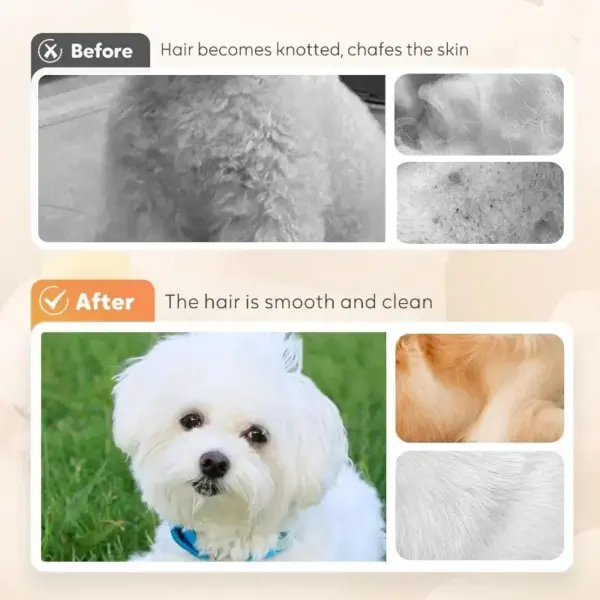 Fellpflegebürste für Haustiere – Badmassagegerät und Blasenmacher, Pfotenwascher, Badebürste, Schrubber, Shampoo-Bürste für lange/kurzhaarige Hunde und Katzen - Image 5